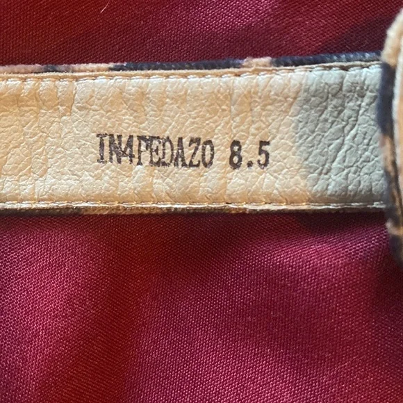 Bronze infused leopard print heels! - Picture 6 of 6